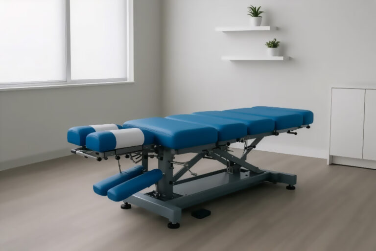 Image de :Table à assistance mécanique chiropratique : comment elle améliore vos soins